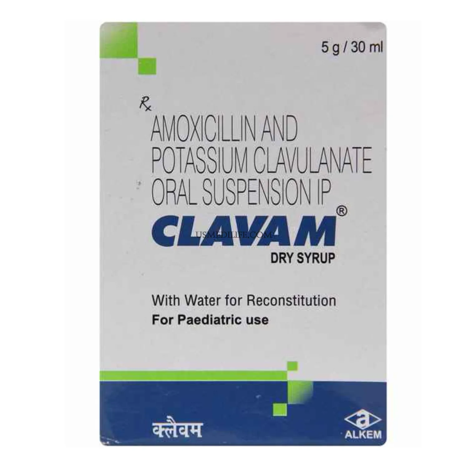 Clavam Dry Syrup 30 ml Bottle Image